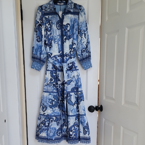 Alice and Olivia Geneva Midi Dress - Picture 4 of 16